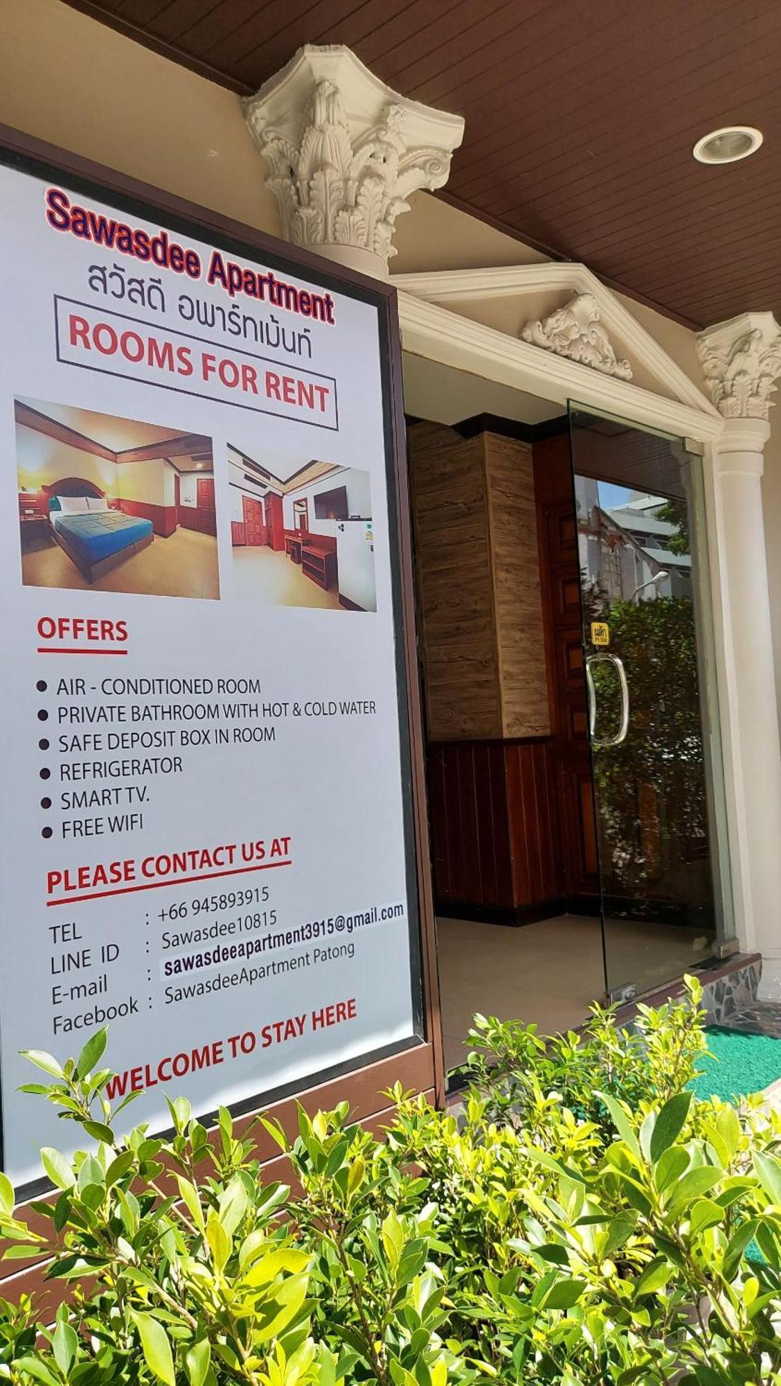 Sawasdee Apartment Patong Exterior foto